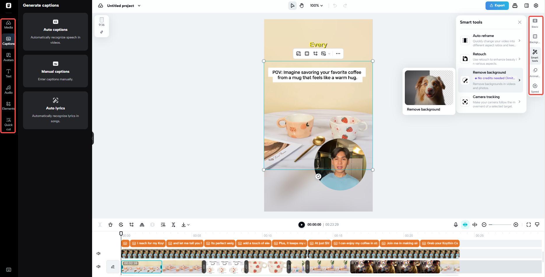 Edit your animation