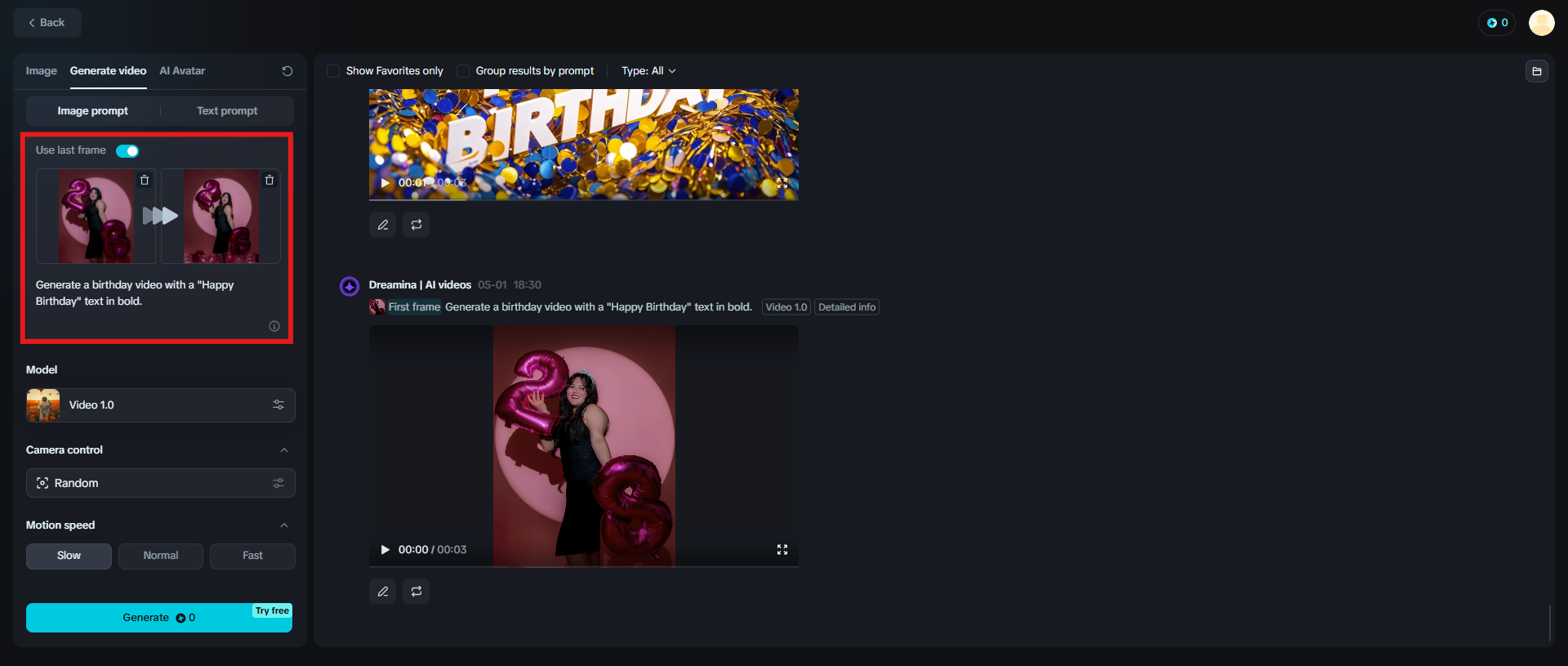 Thêm khung hình cuối cùng