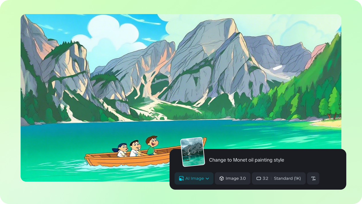 ai scenery generator form photo