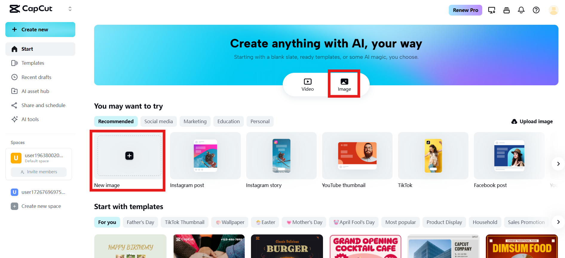 Iniciar um novo projeto