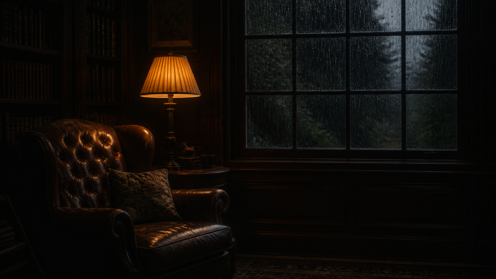Moody writing desk