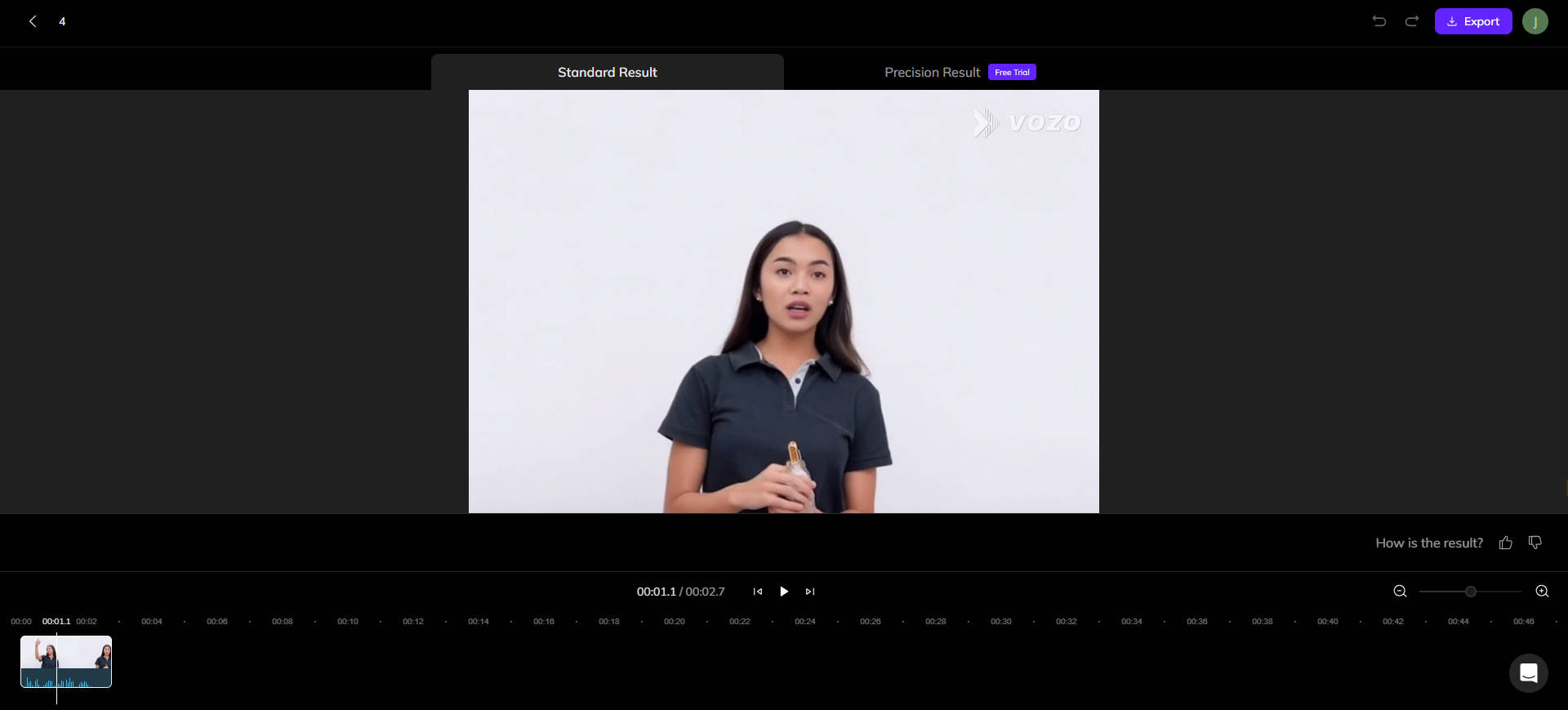 ¿Es gratuito Vozo AI?