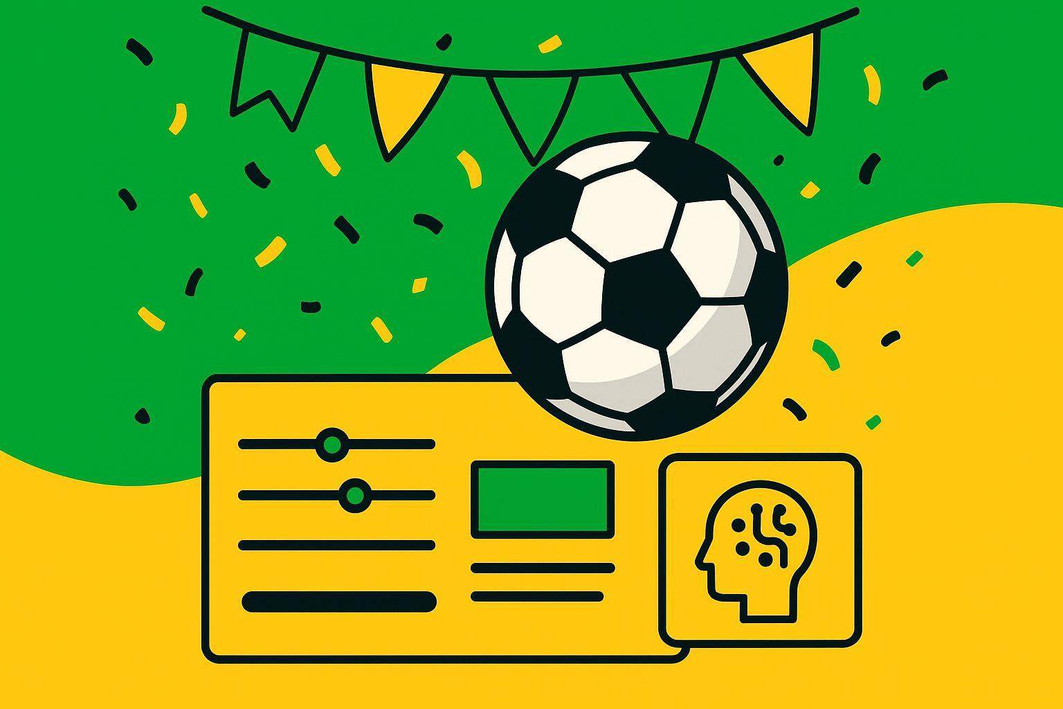 Capa editorial sobre CapCut editor de imagens online para artes 9:16 com tema genérico de Copa
