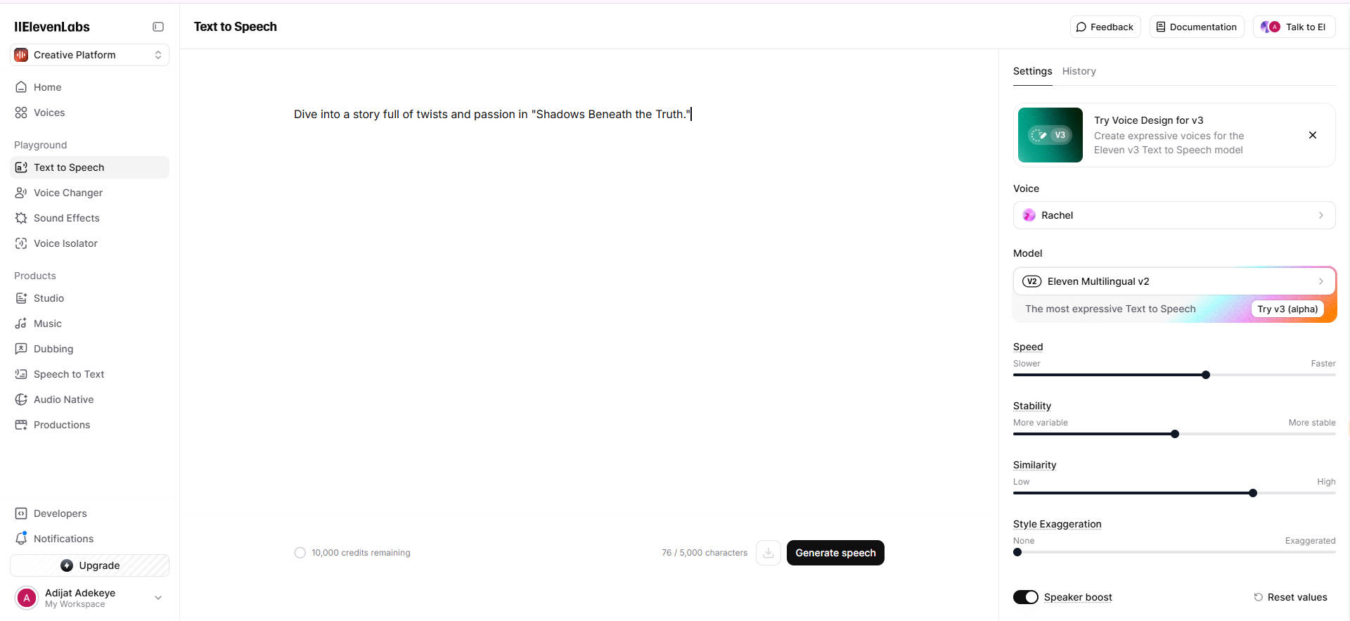 criar audiobook com IA