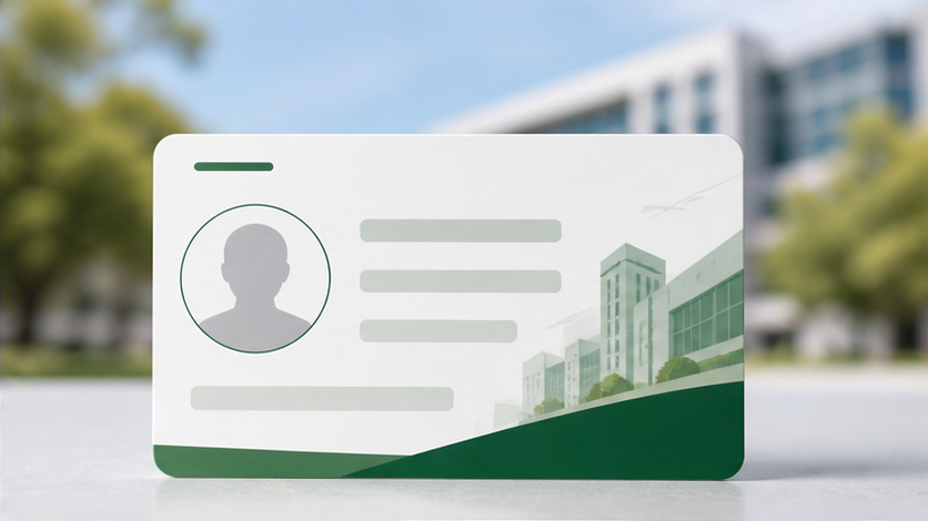 student-identity-card-template主題視覺