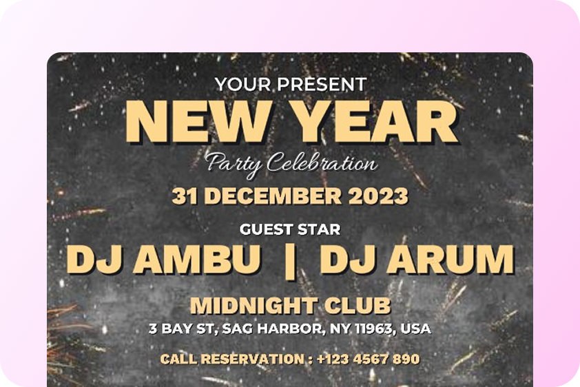 Pippit's AI event flyer maker free