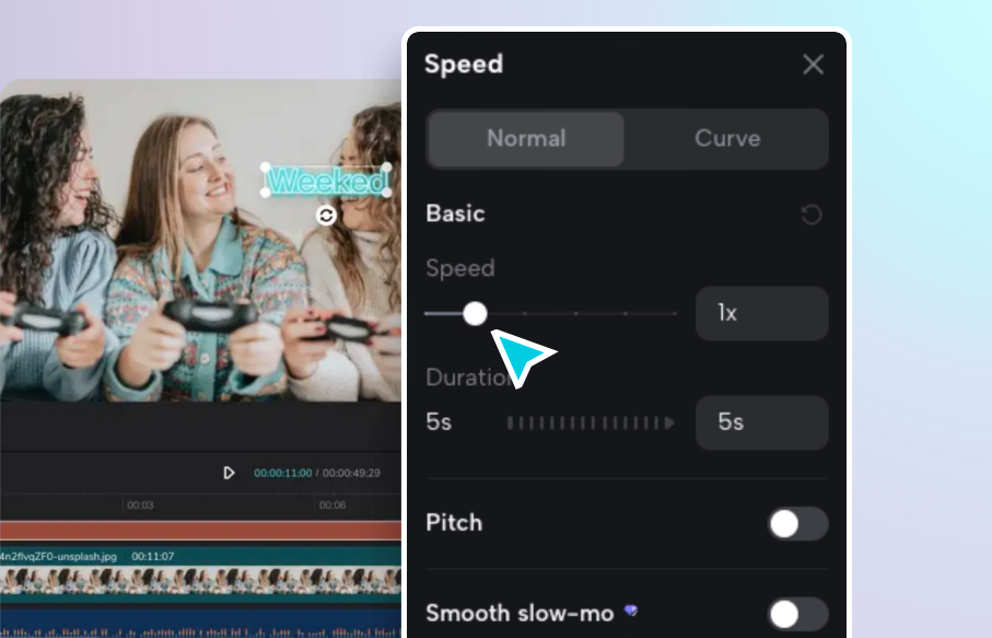 Use elements from the asset library