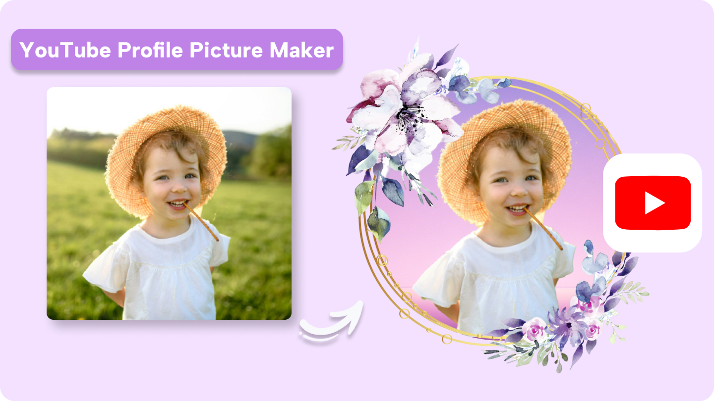 YouTube profile picture maker