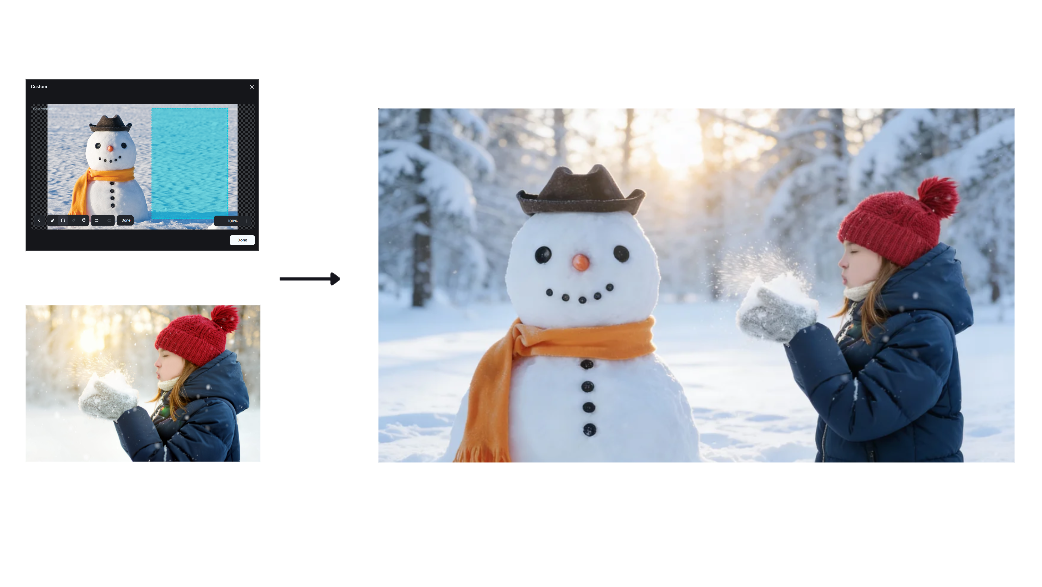 Interactive editing feature in Dreamina