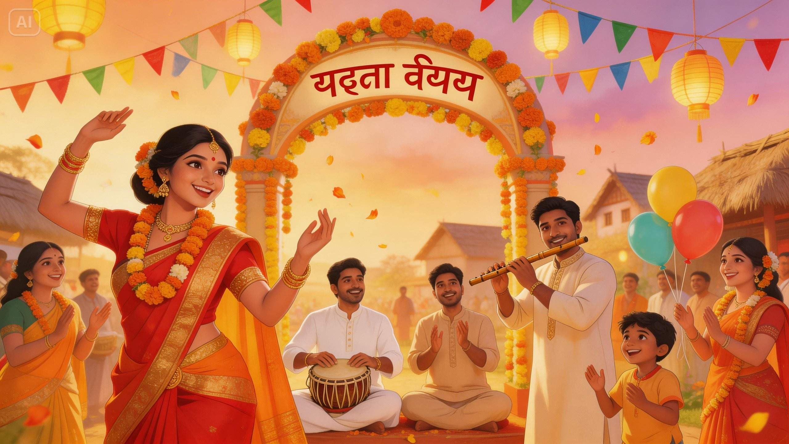 pohela boishakh ai photo prompts features