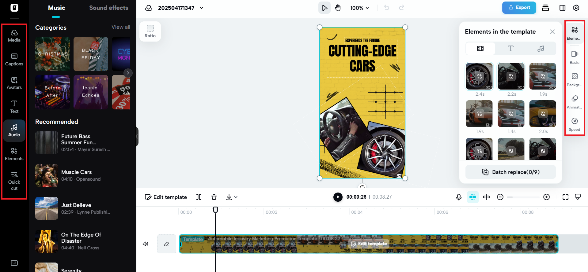 Create engaging videos in clicks