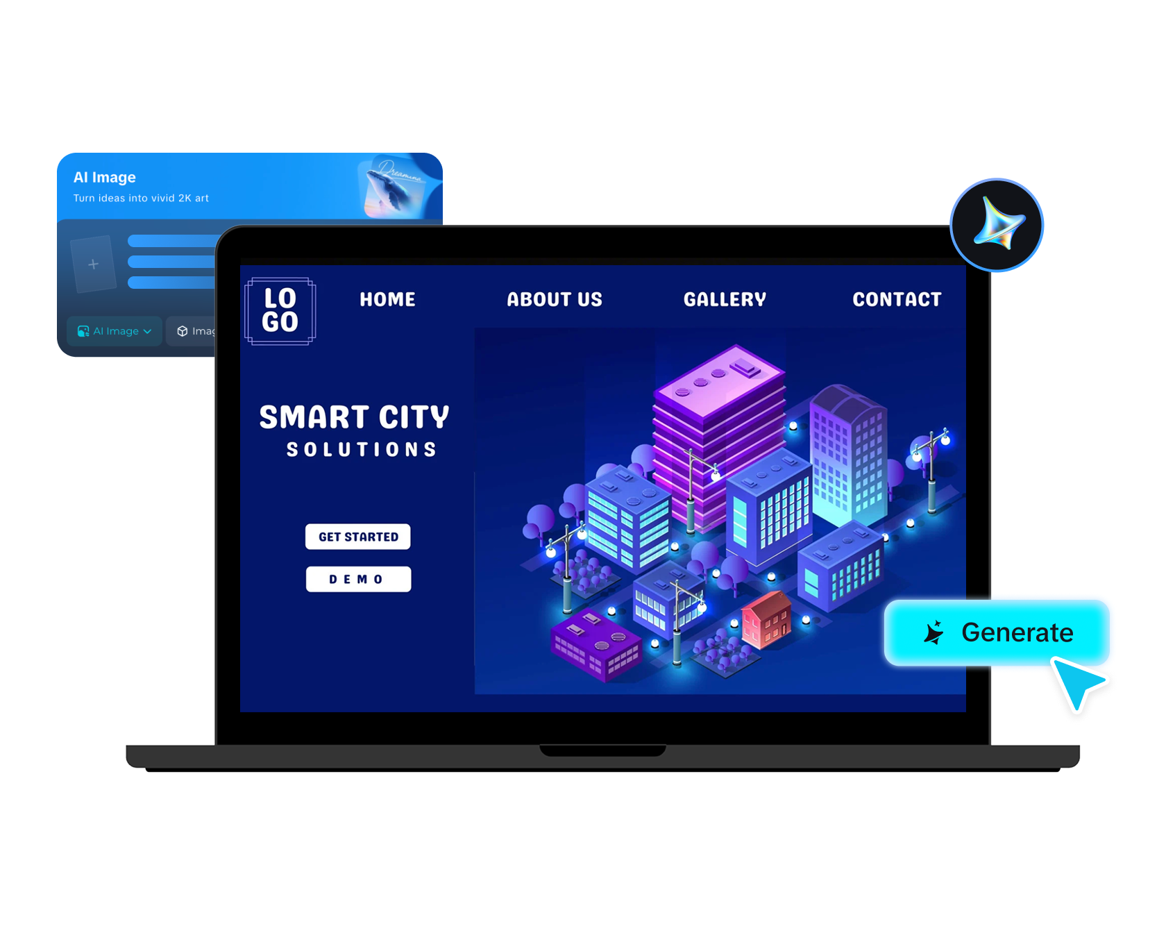 pembangun situs web AI