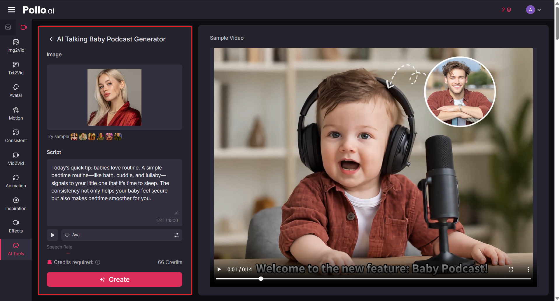 Generate video
