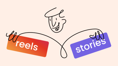 Use Instagram stories and reels