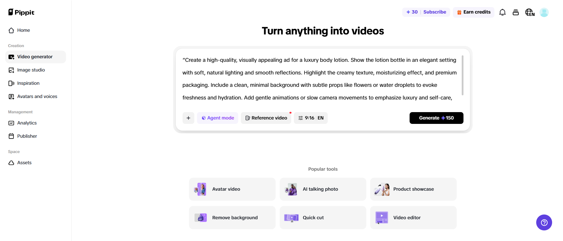 Tạo video từ văn bản
