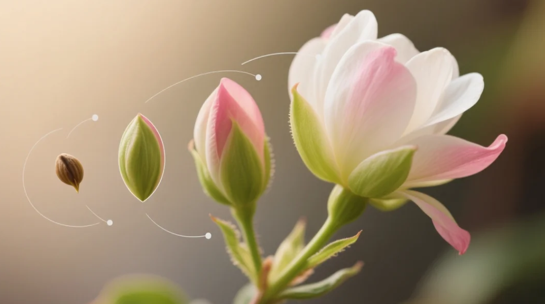 花の開花イメージ