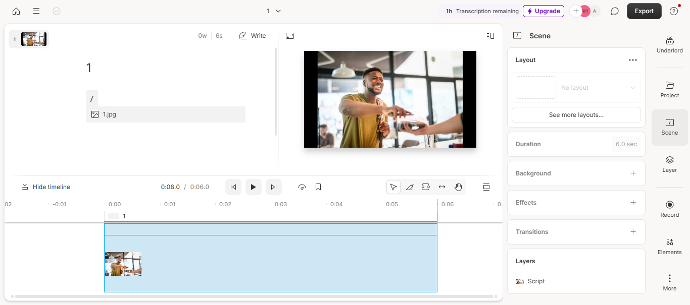 Transformando fotos em vídeo com música