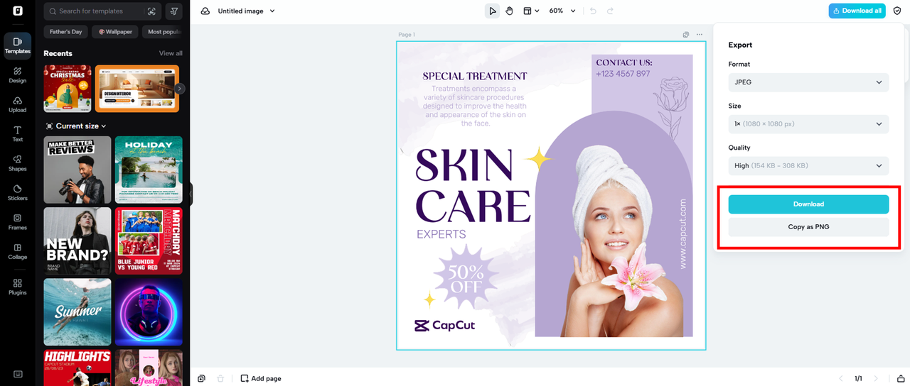 Finalizar e exportar