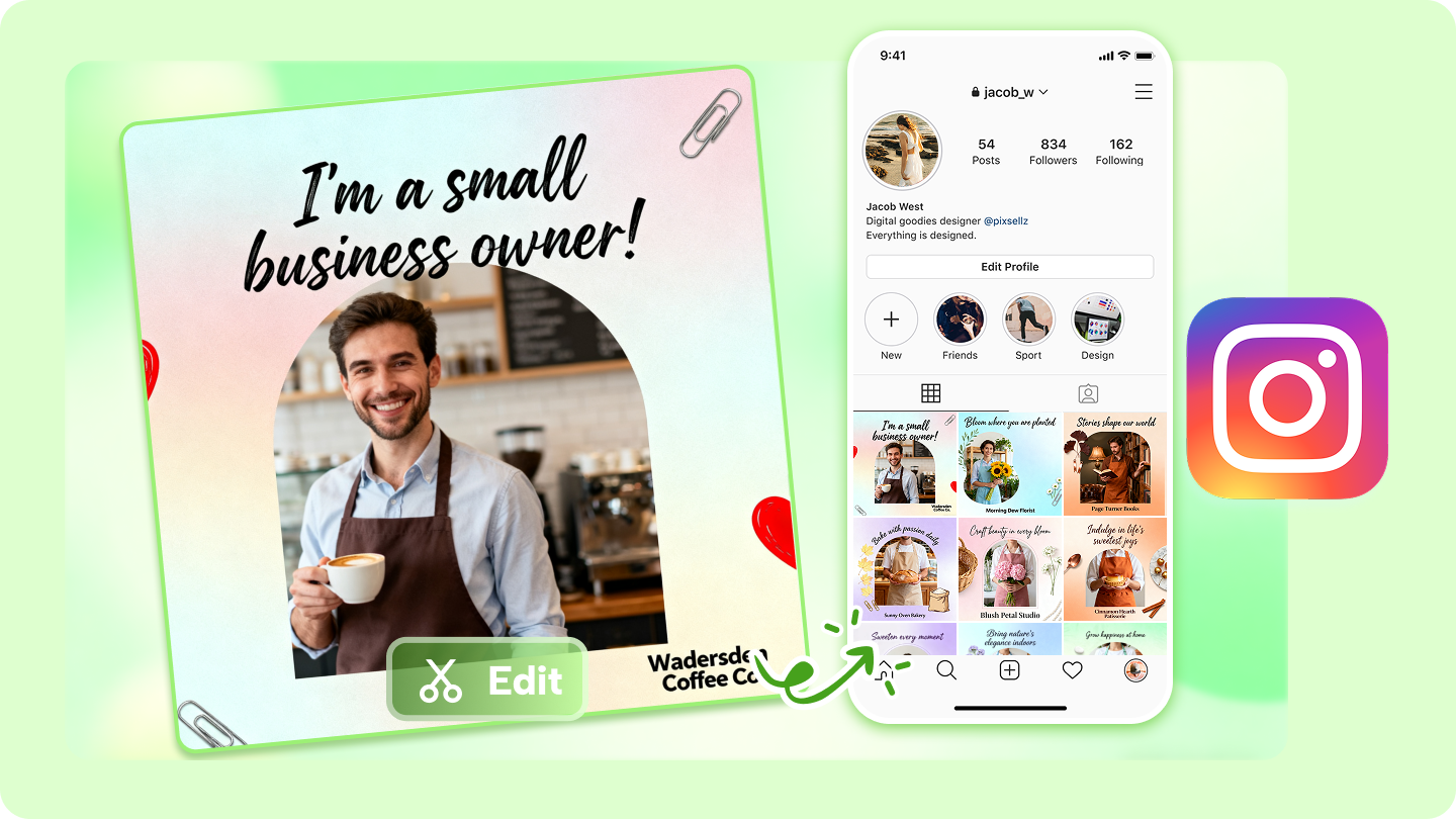 how to make a post on instagram