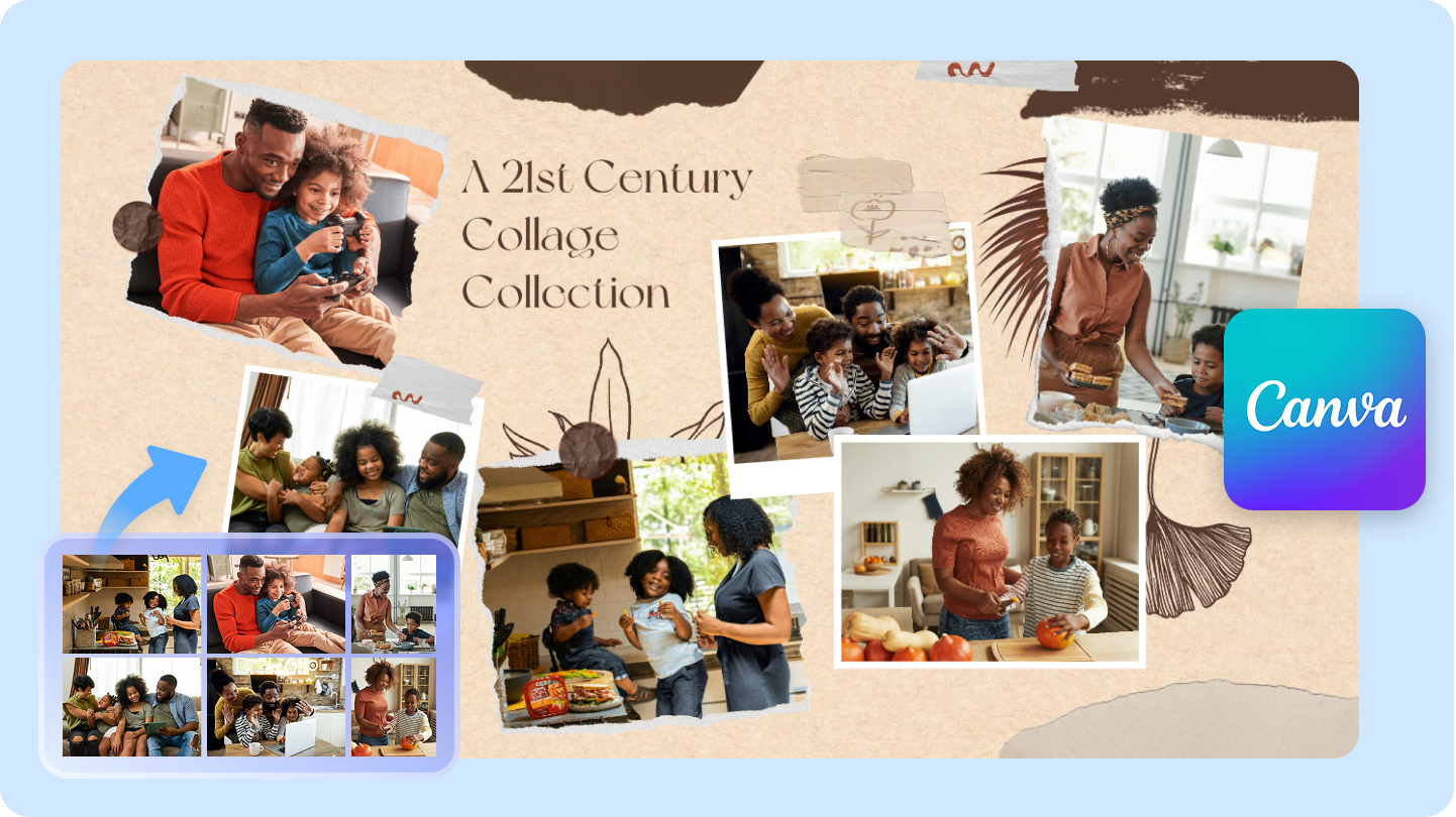 collage de fotos canva