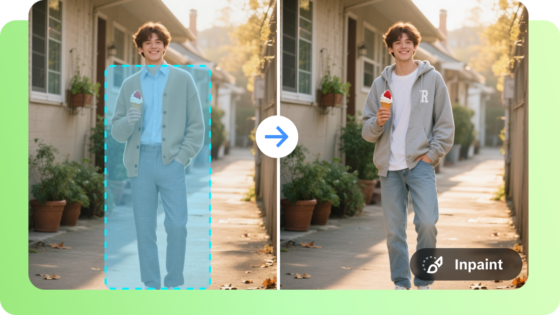  clothes changer with text 