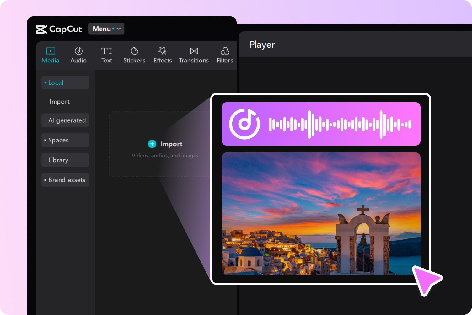 Import your media