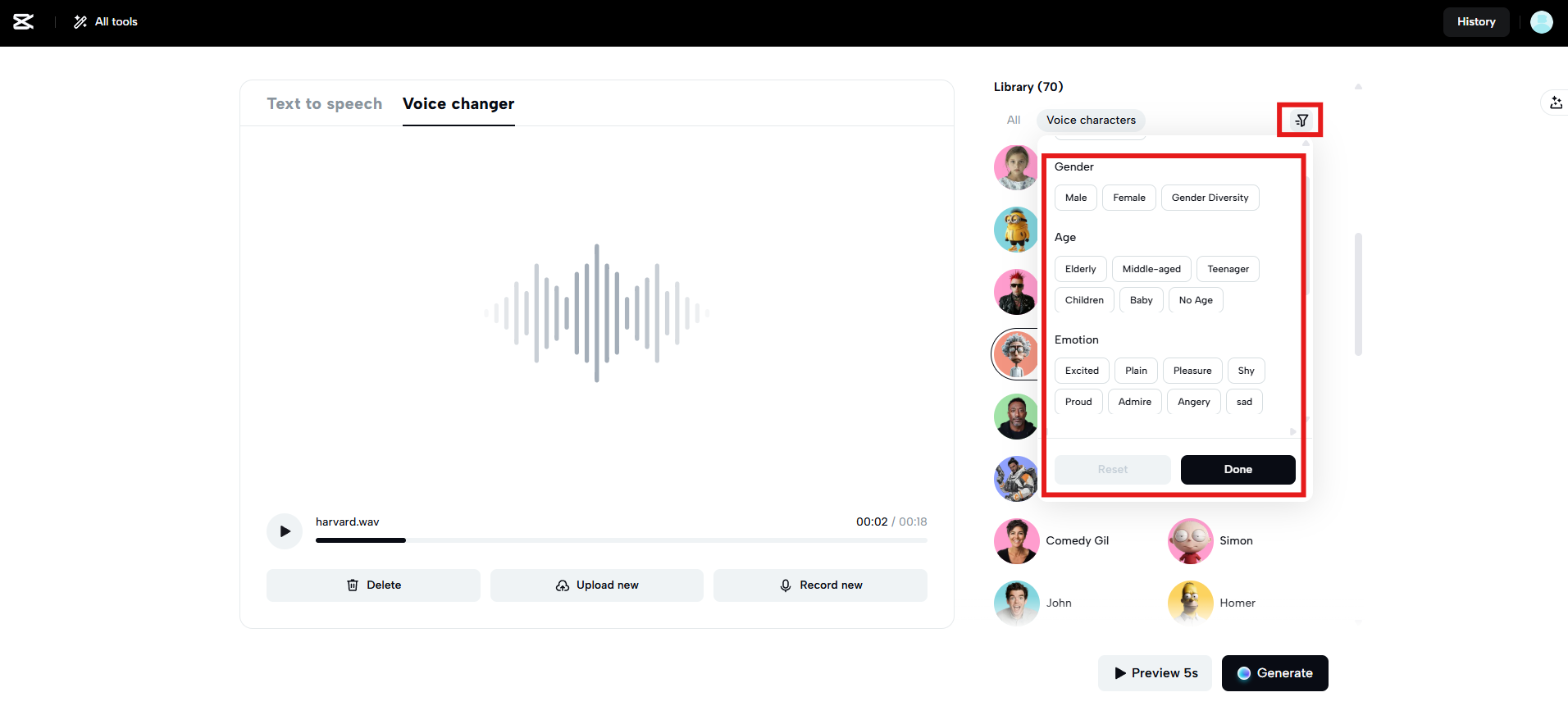 Apply AI voice