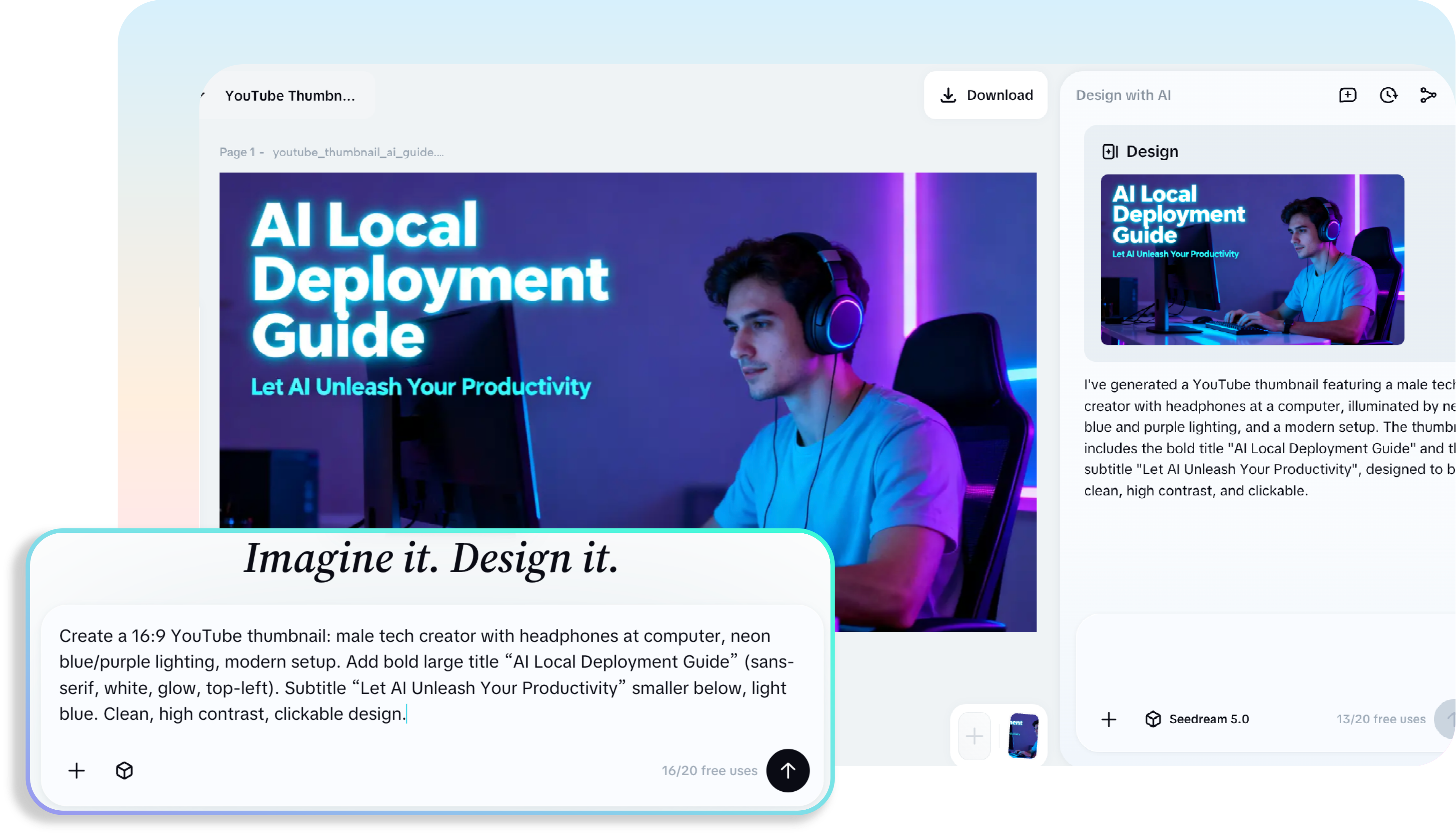 Enter Prompt or Upload a Photo