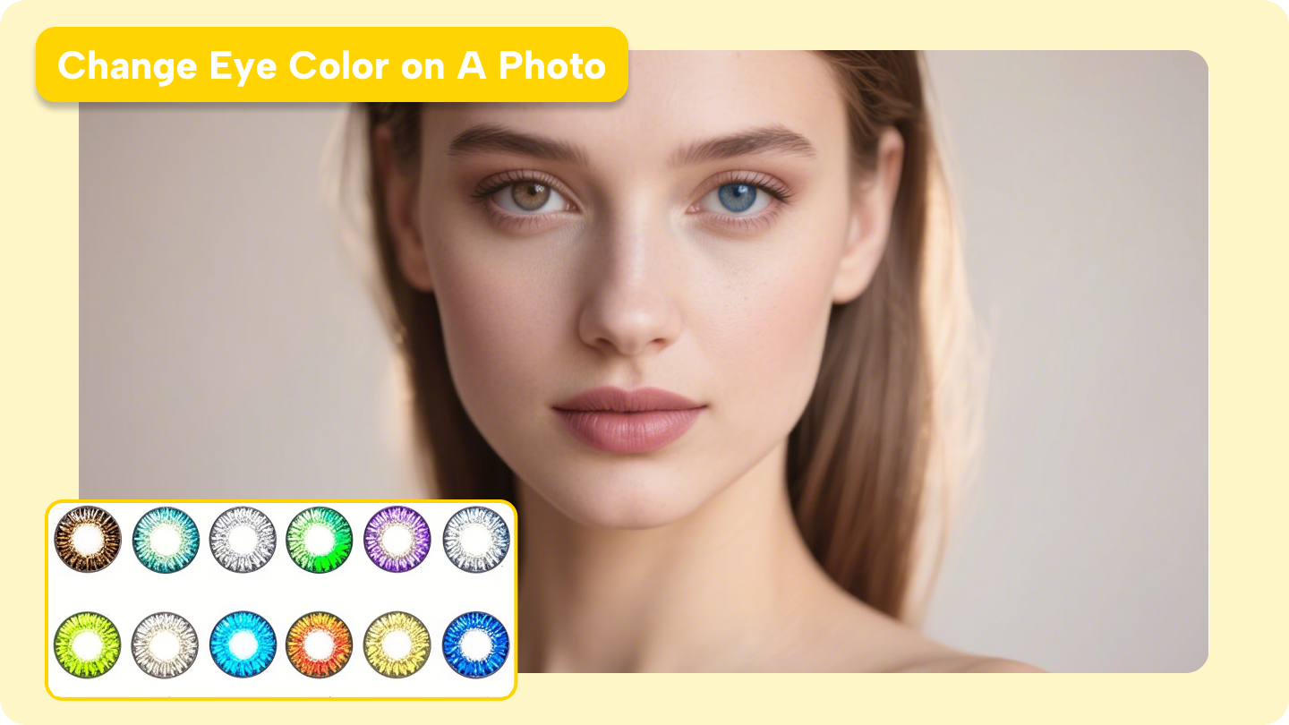 change eye color in photo