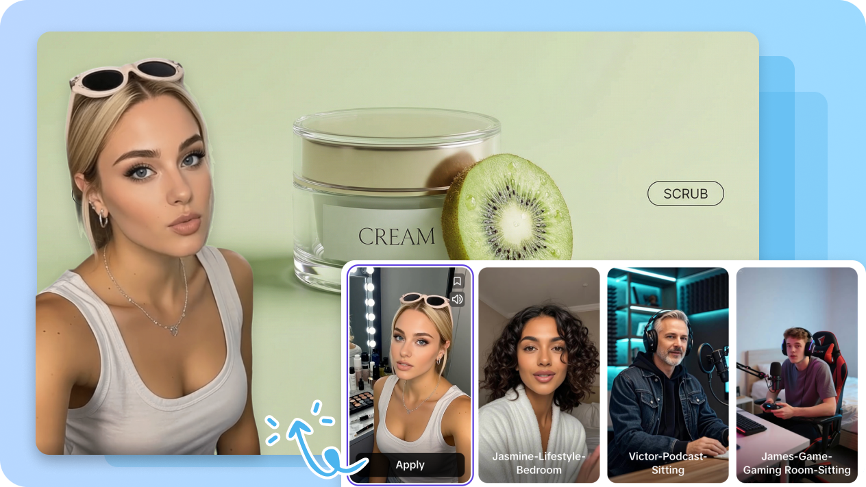 Faceless video creation with avatars and voices