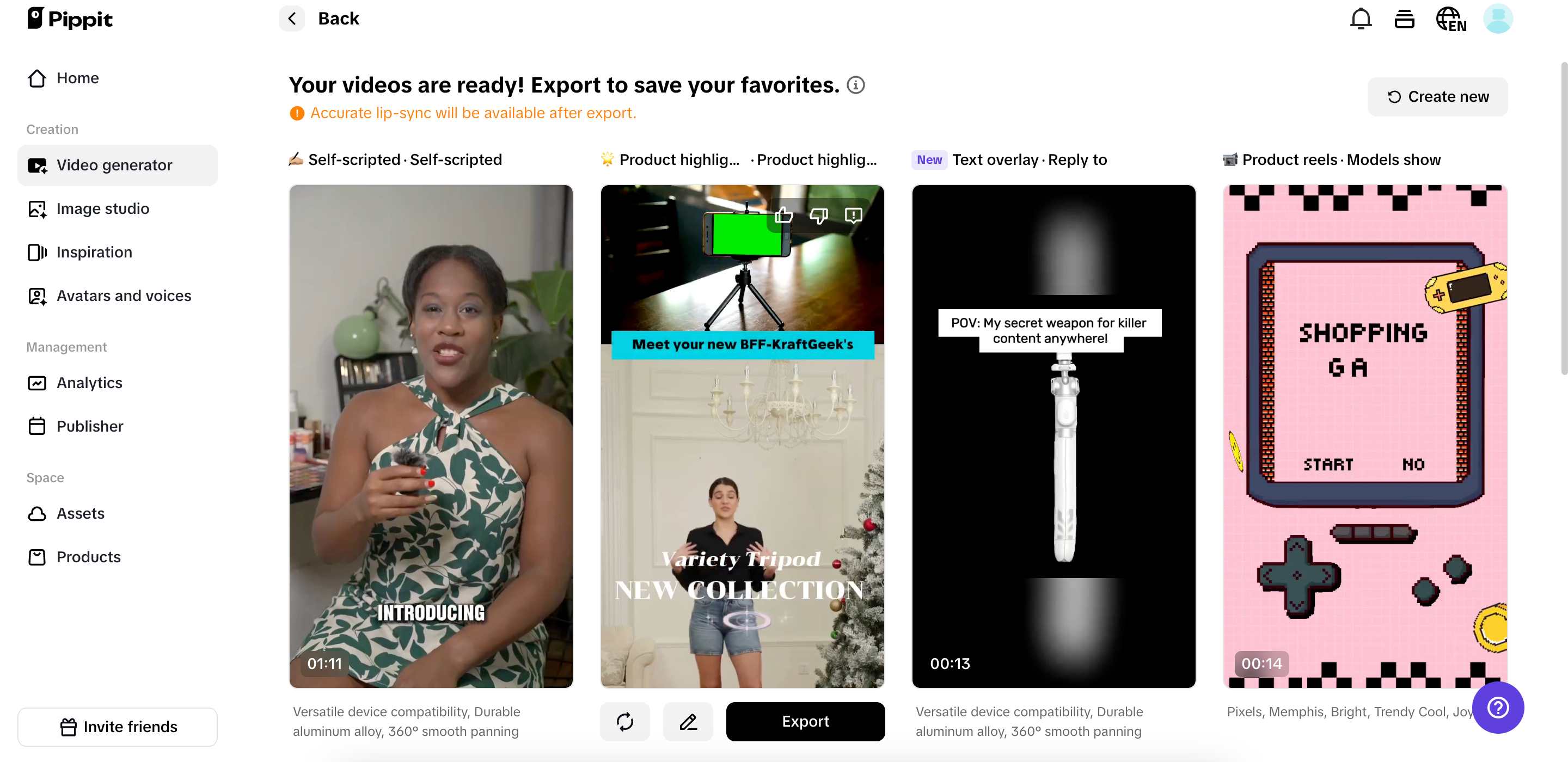 Let AI create your e-commerce content