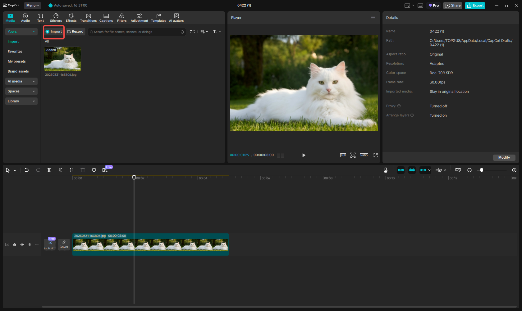 Începeți un nou proiect
