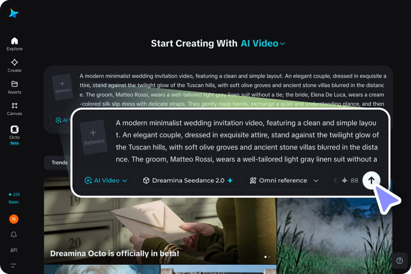 Access video generator & describe your vison