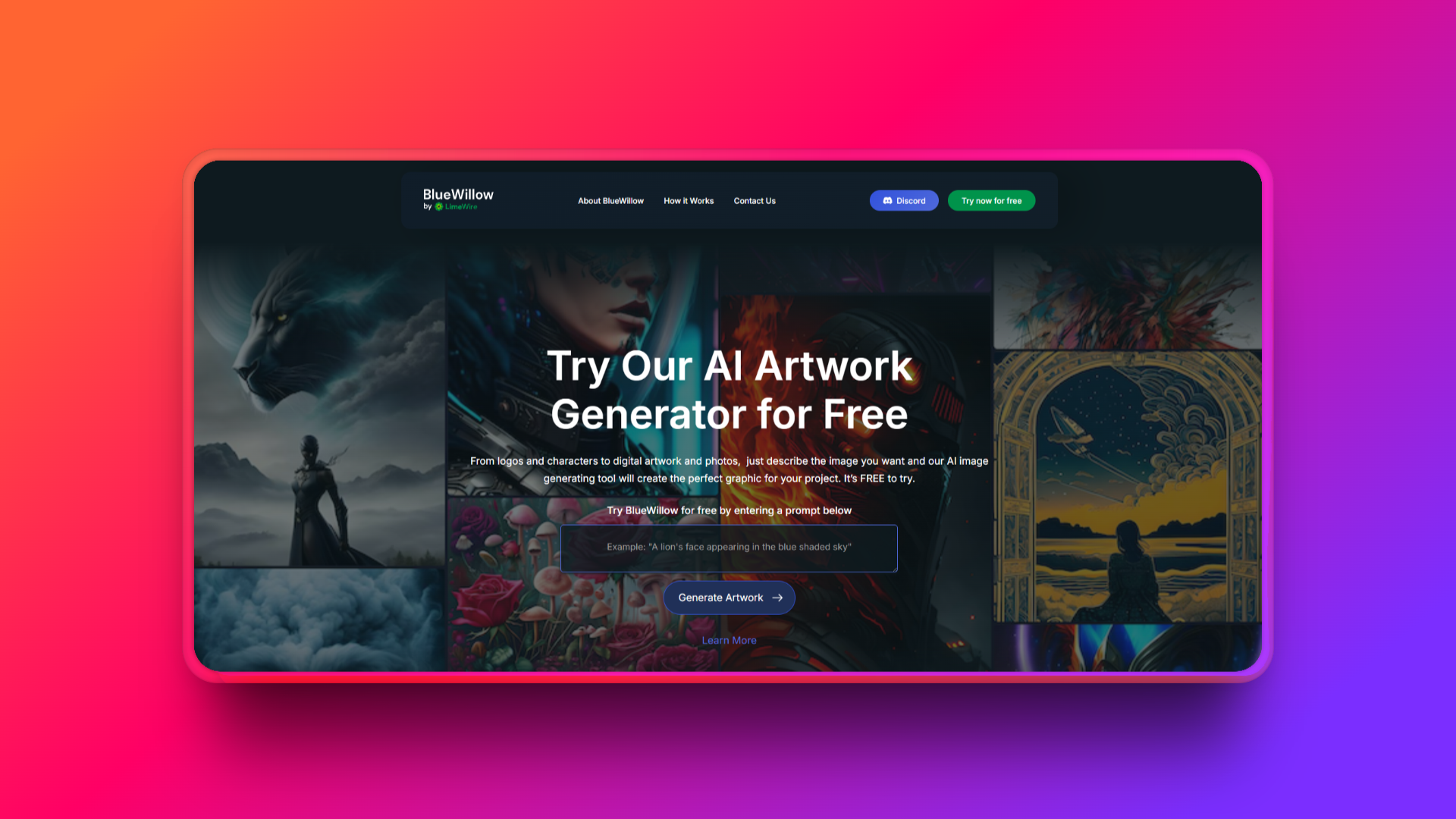 BlueWillow 官方網站