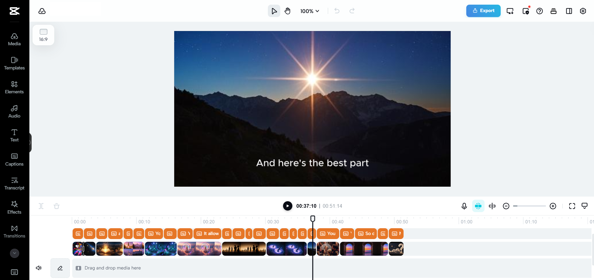 Integration with video editor