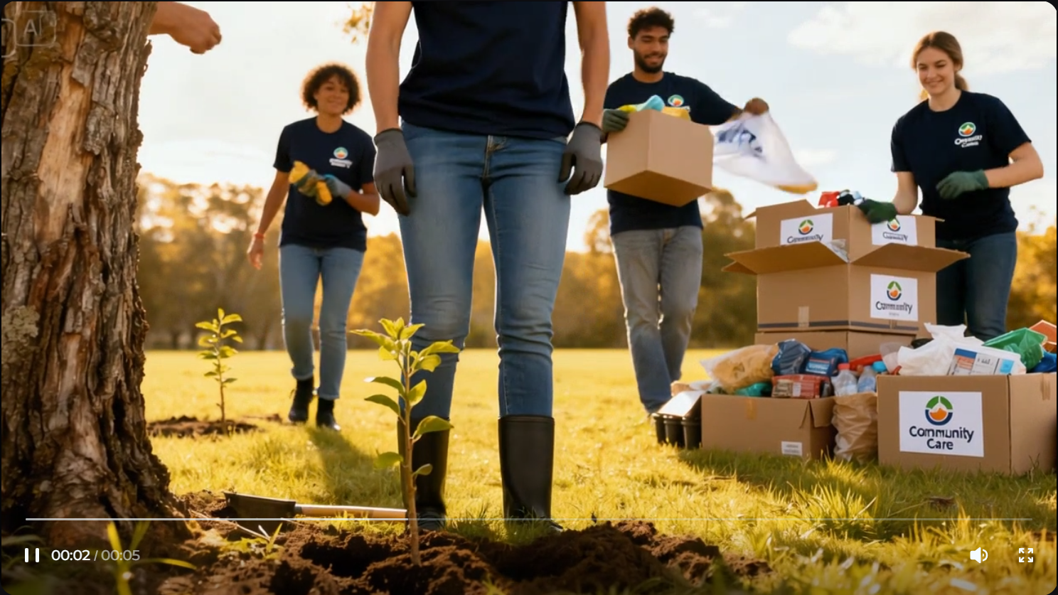 Social cause alignment video