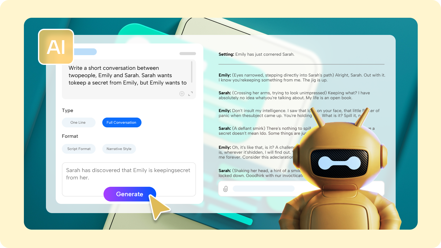 Ai dialogue