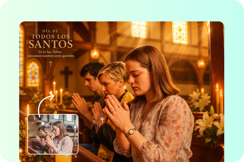 Thoughtful visuals for a special day