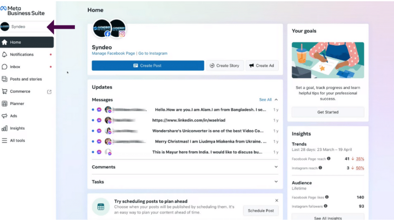 Facebook (Meta for Business)