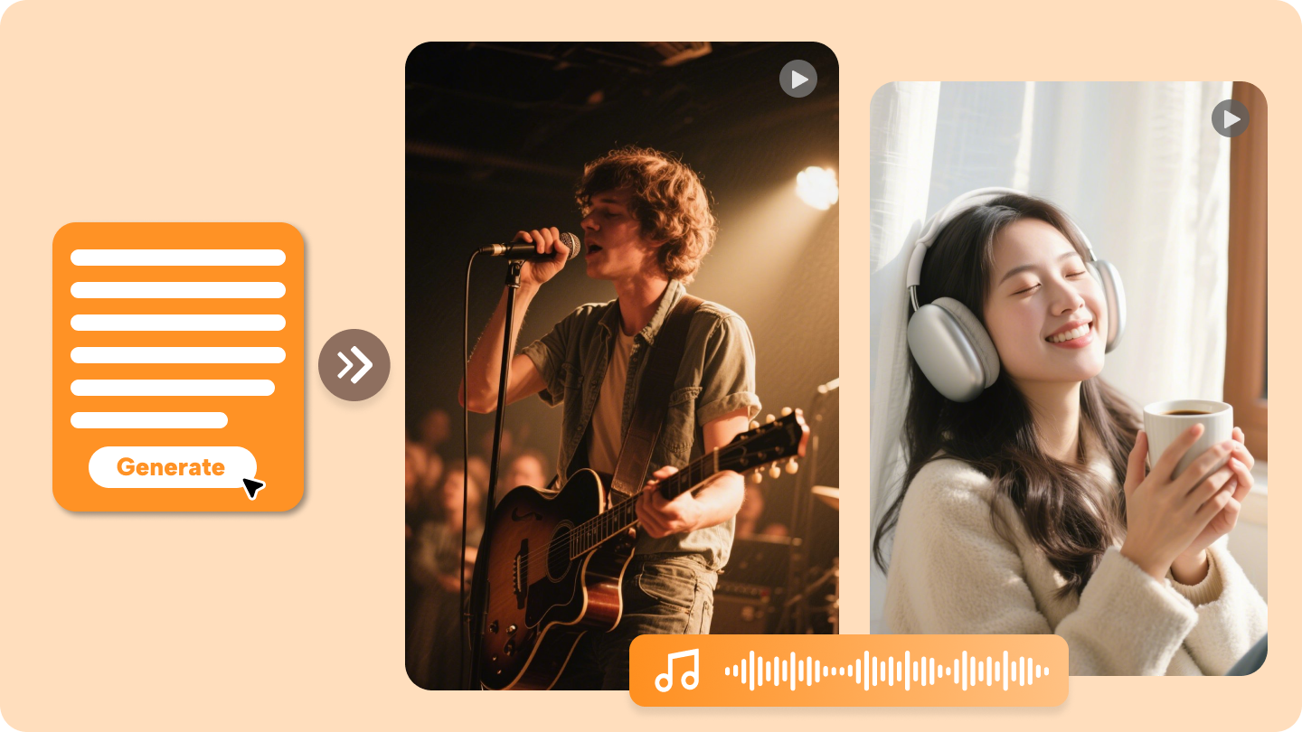 Free ai music video generator 