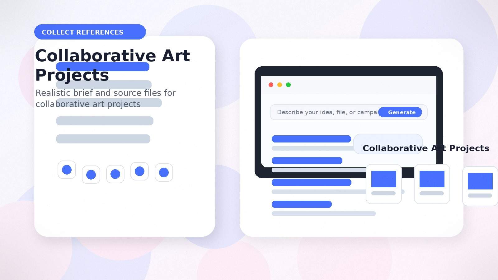 Collaborative Art Projects realistic collect references visual for collaborative art projects