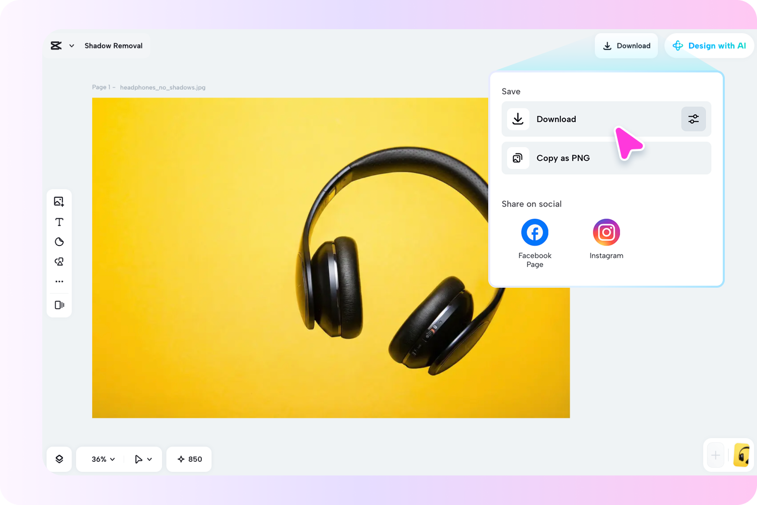 Download the finalized image