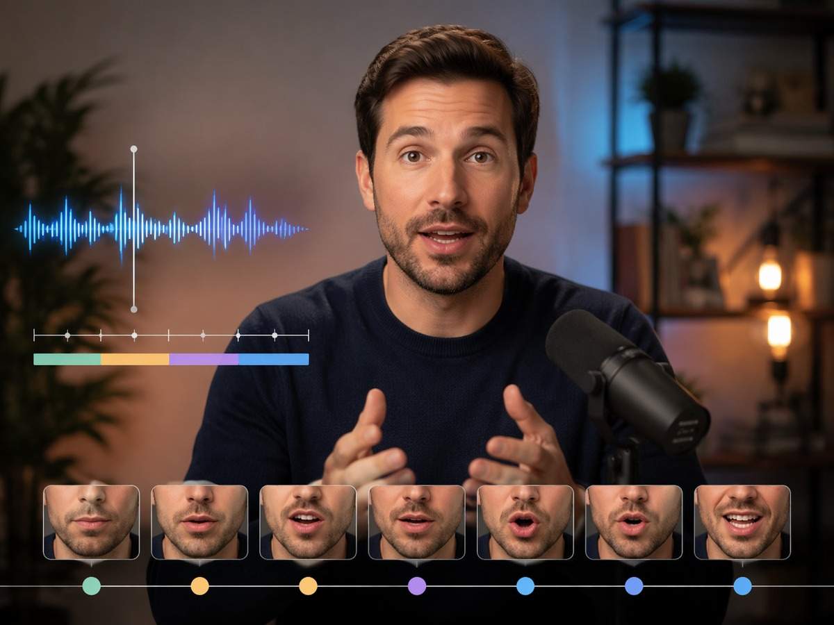 Sprechender Kopf Lippensynchronisation AI Prompt Cover 3 in 4: 3