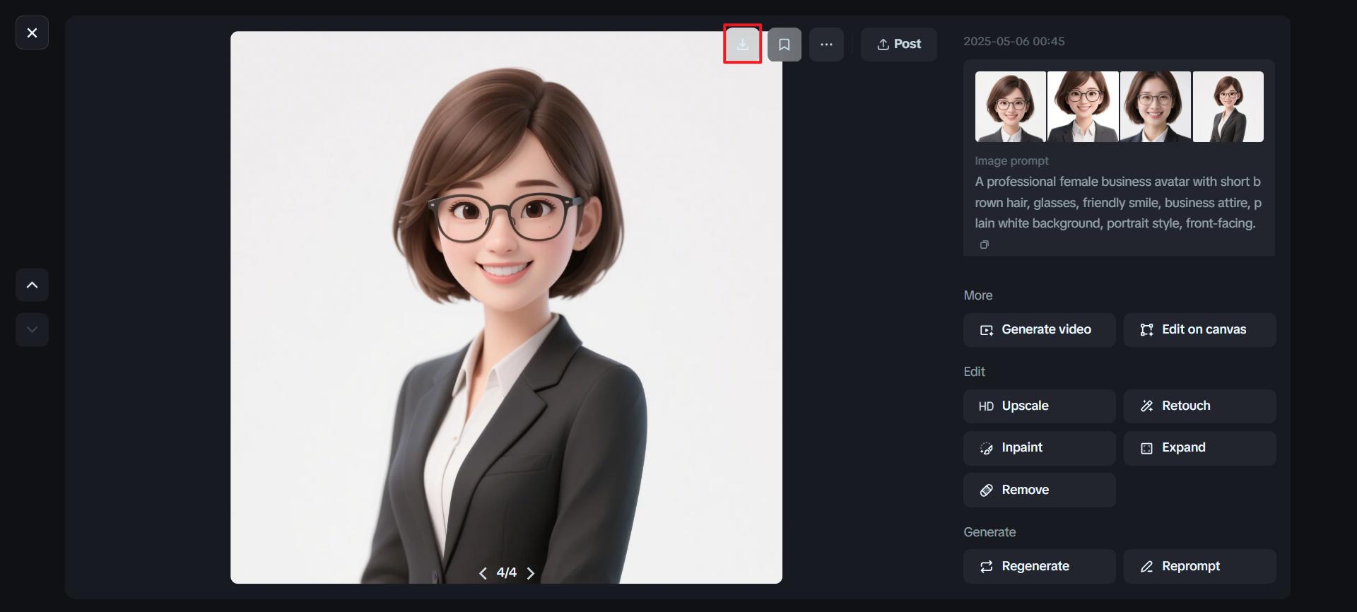 Tải xuống hình đại diện