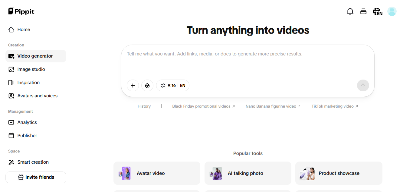 Générateur vidéo IA
