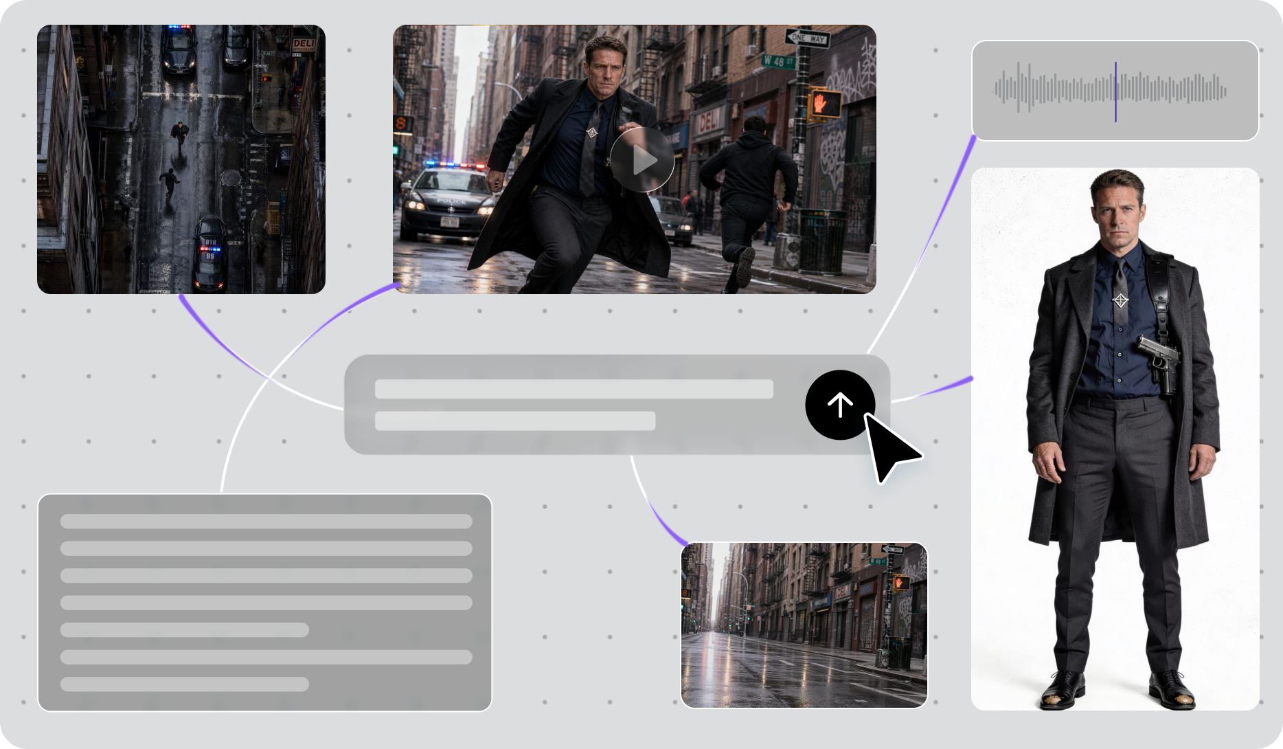 Draft long‑form stories within Story Studio's all‑in‑one canvas