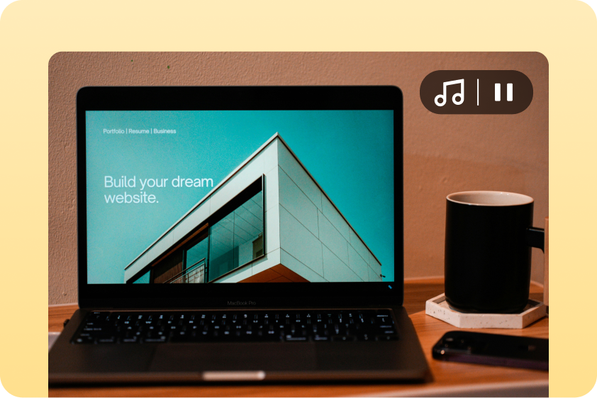 music video generator for web banner