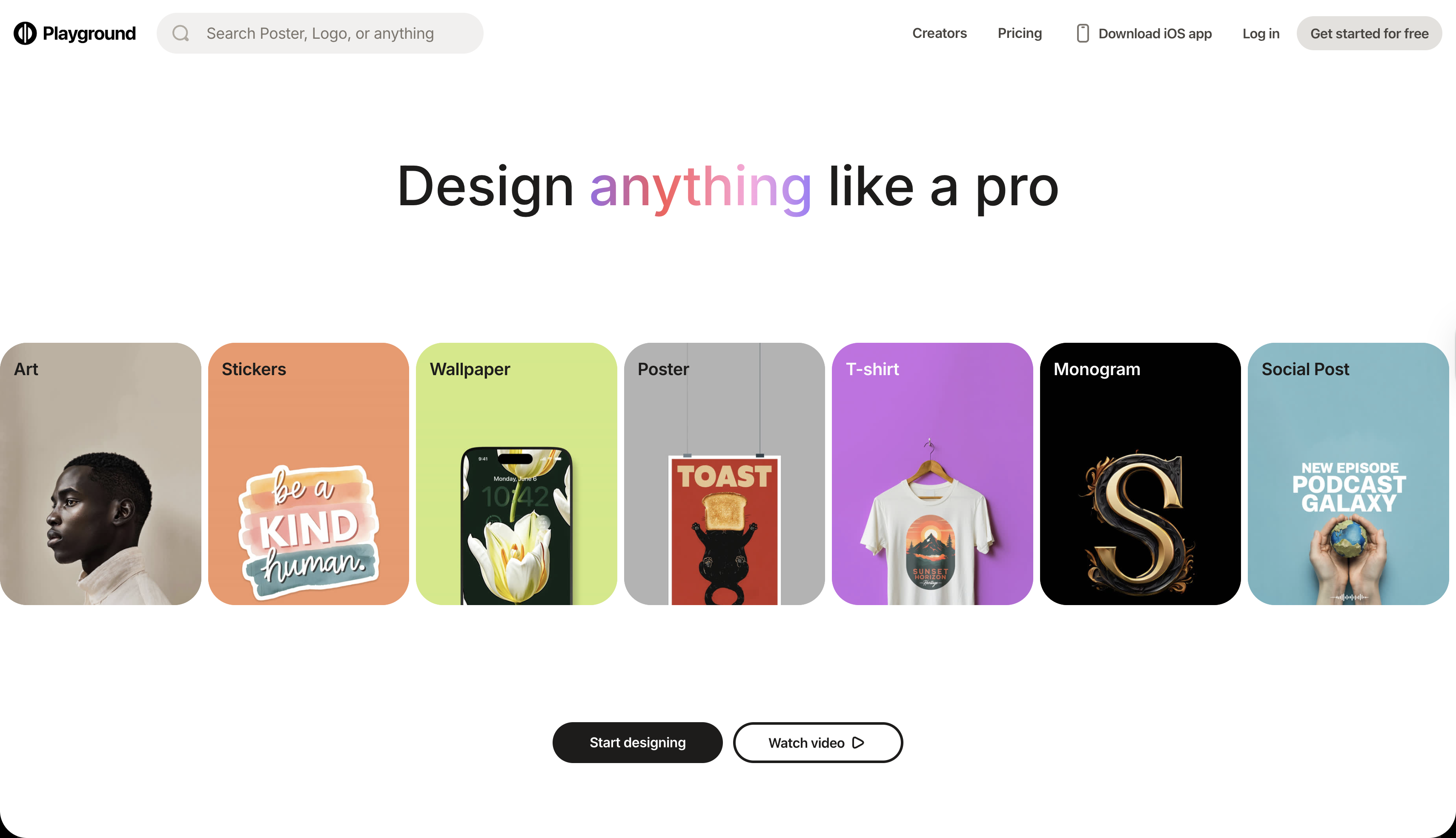 Playground AI interface