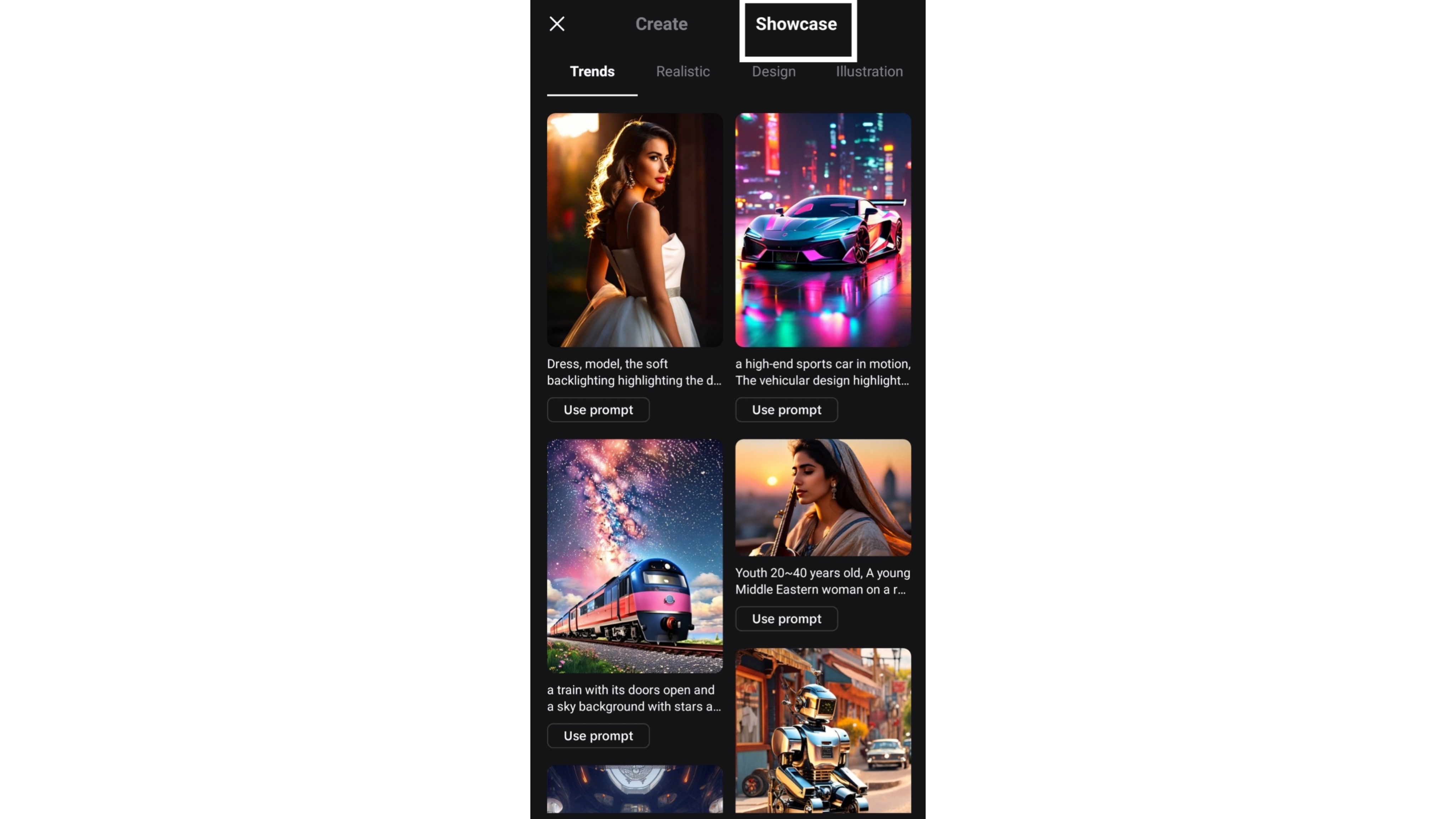 CapCut Ap — Testo in immagine — Sezione vetrina