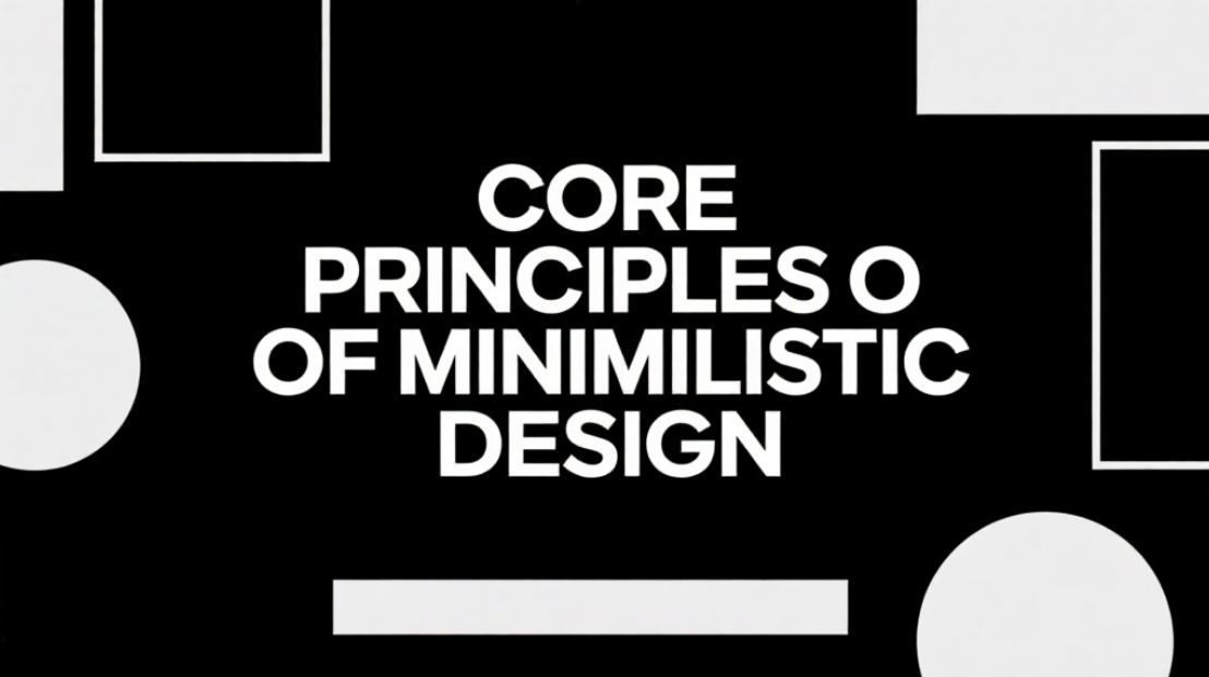 key principles that result in minimalistic design